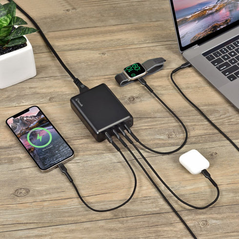 Bonelk 240W Multi-Port Desktop Charger, 3 x USB-C / 1 x USB-A - Digital3d.com.au